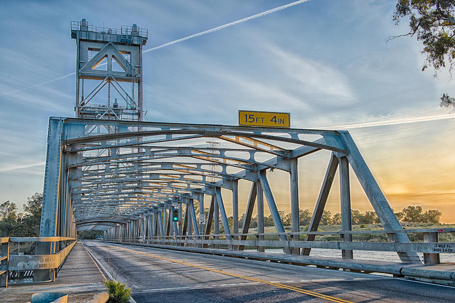 Delta Bridge Photograph by Robin Mayoff