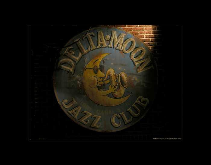 Jazz Photograph - Delta Moon Jazz Club - Color by Kate Watkins