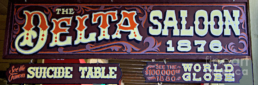 Delta Saloon 1876 Mixed Media by David Millenheft