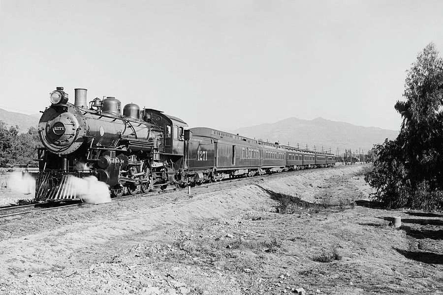 Deluxe Overland Limited Passenger Train Photograph