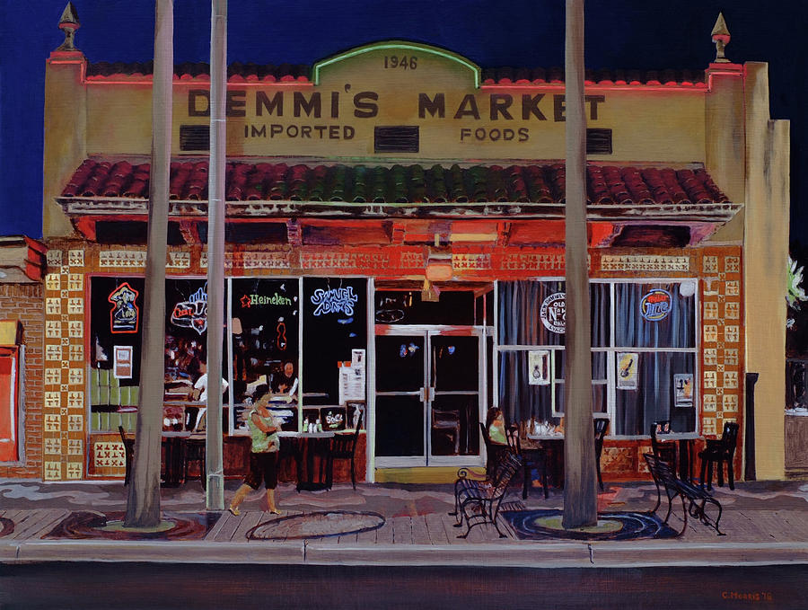 Demmis Market Painting by Craig Morris