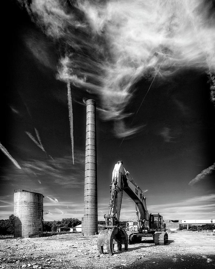 Demolition Sky Photograph by Alan Raasch
