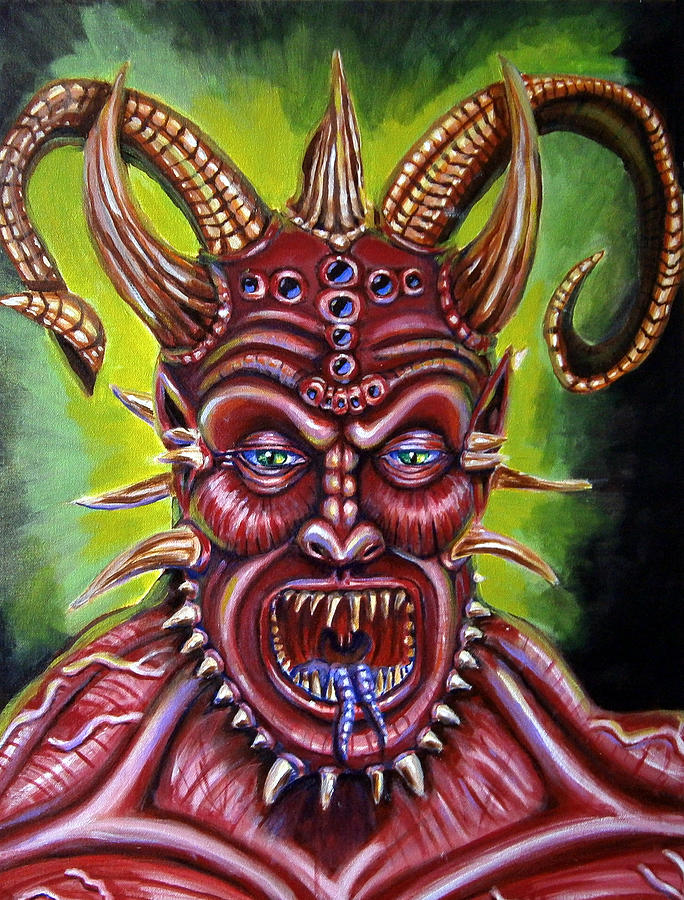 Demon Painting by Chris Benice