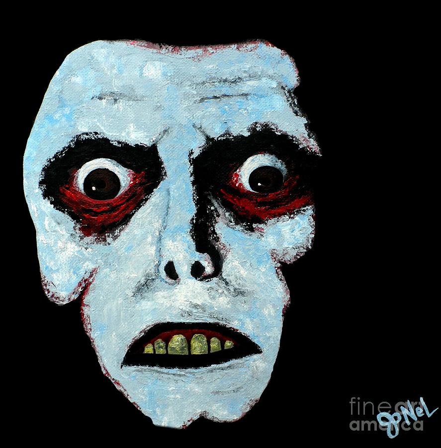 Demon Face Painting by JoNeL Art | Fine Art America