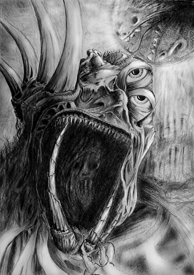 demon drawings artwork