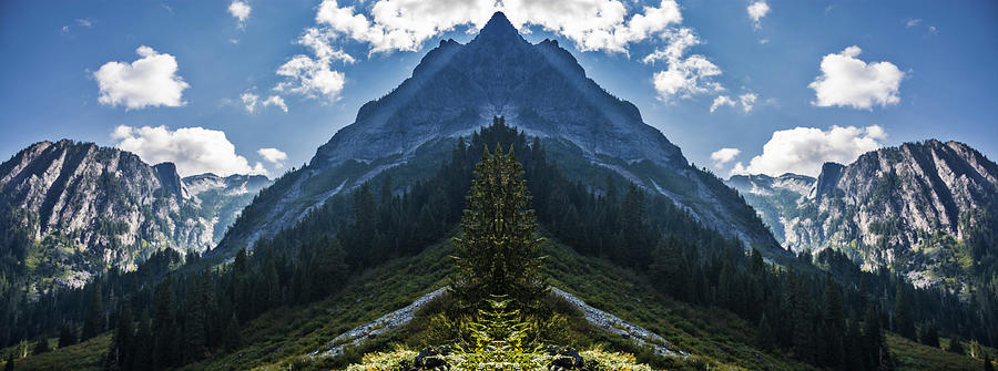Demonhead Mountain Digital Art by Pelo Blanco Photo