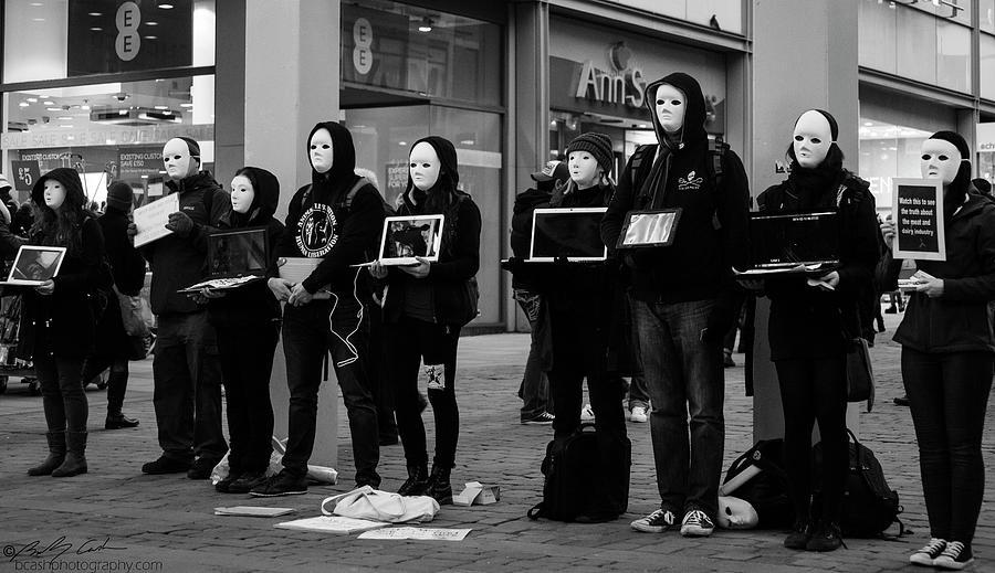 Demonstrators Photograph by B Cash