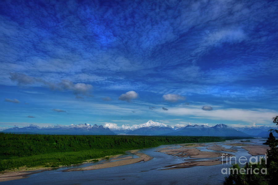 Denali and Range from the South Photograph by David Arment