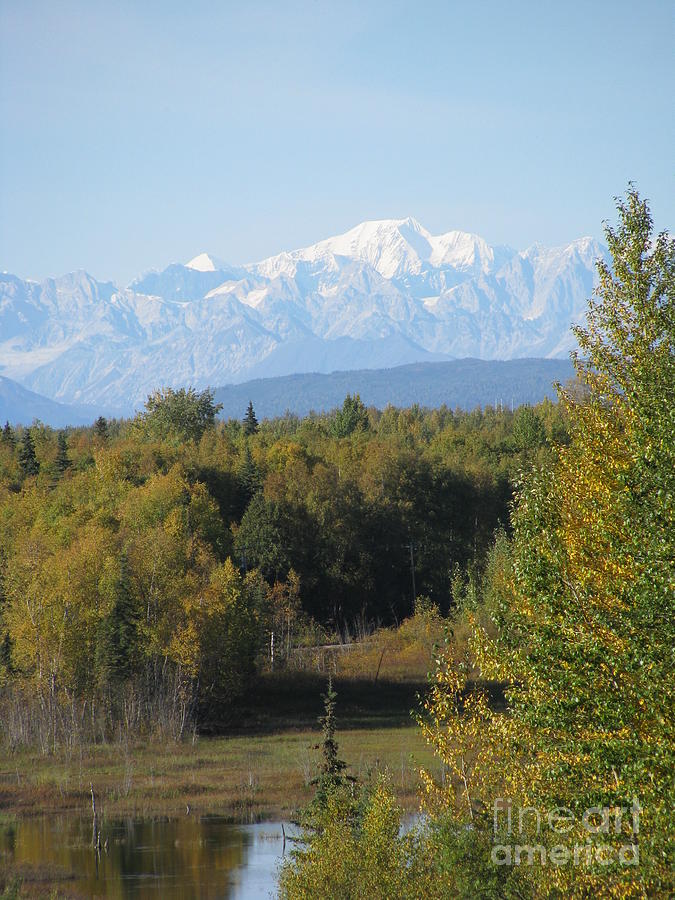 Denali in the Distance Photograph by Anthony Trillo
