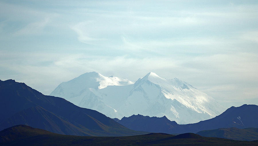 Denali in the Evening Photograph by Jean Clark