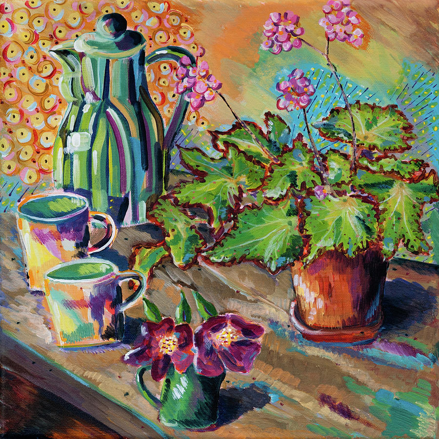 Denby Ware Still Life Painting by Seeables Visual Arts