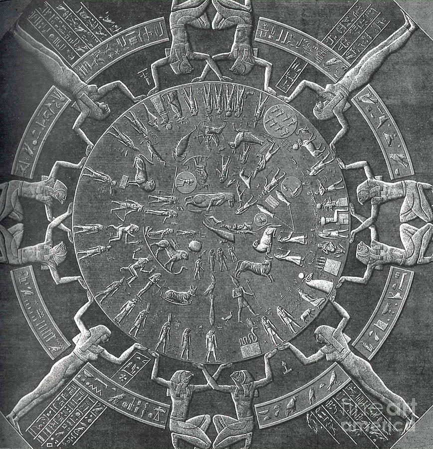 Dendera Zodiac Photograph by Science Source