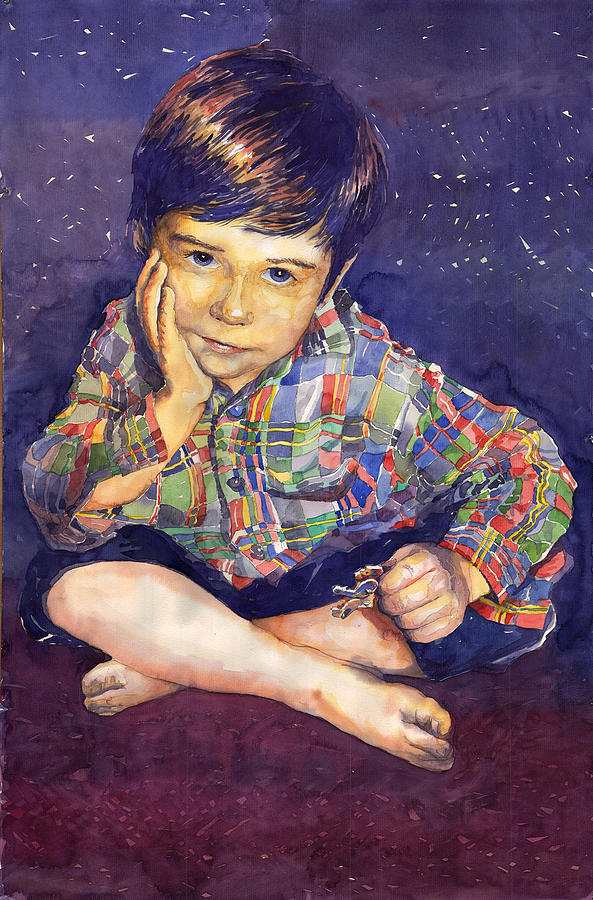 Denis 01 Painting by Yuriy Shevchuk