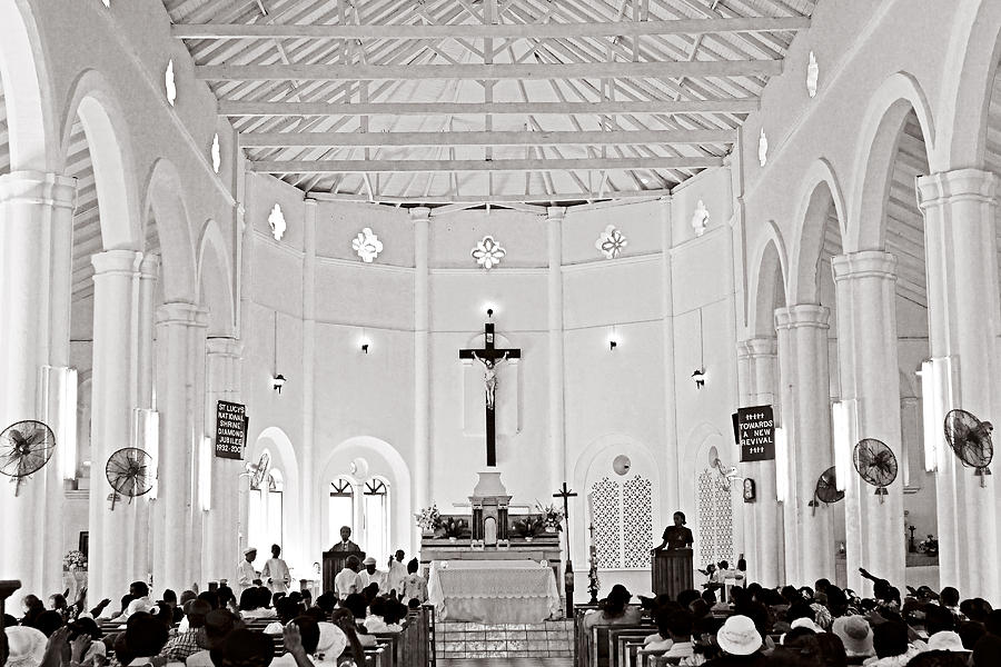 Dennery Church-St Lucia Photograph by Chester Williams