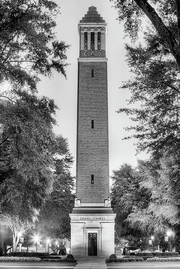 Denny Chimes Black and White Photograph by JC Findley