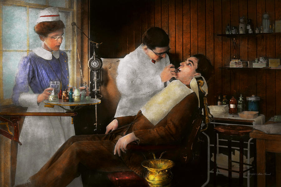 Dentist - An incisive decision - 1917 Photograph by Mike Savad
