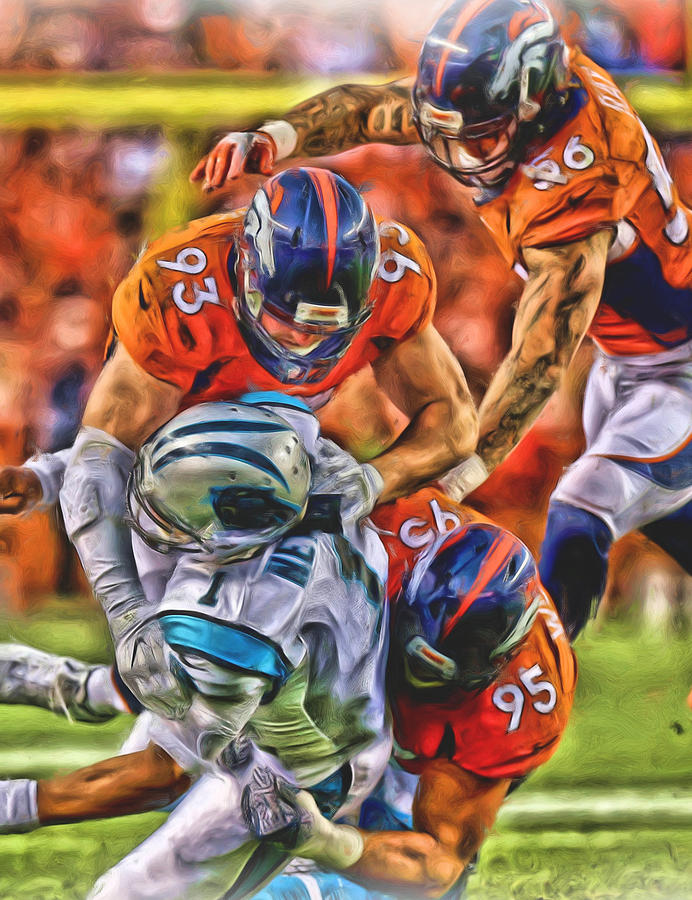 Denver Broncos Super Bowl Painting