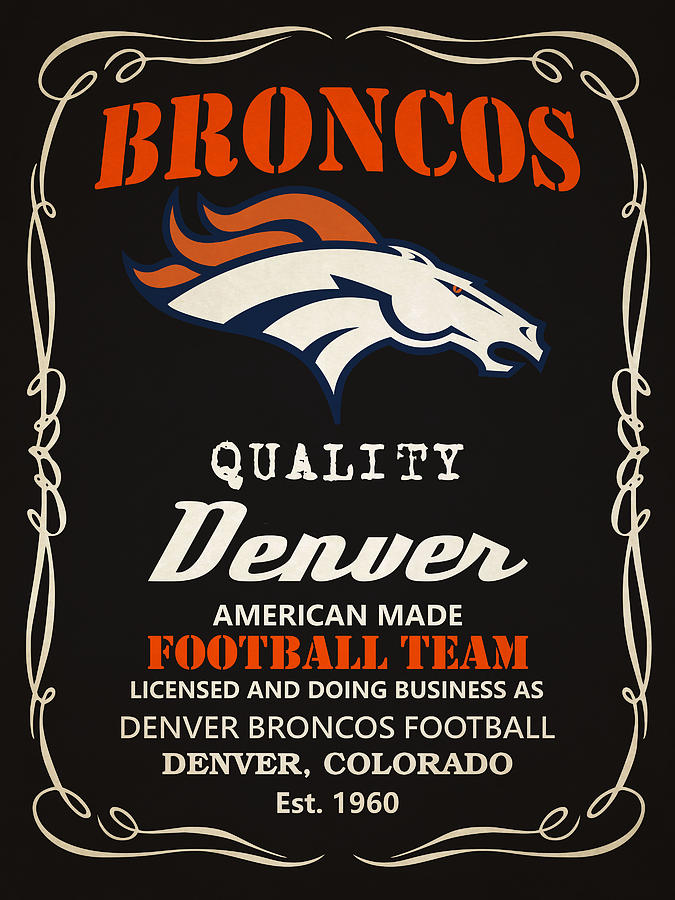 Denver Broncos Football Shirt Women's T-Shirt by Joe Hamilton