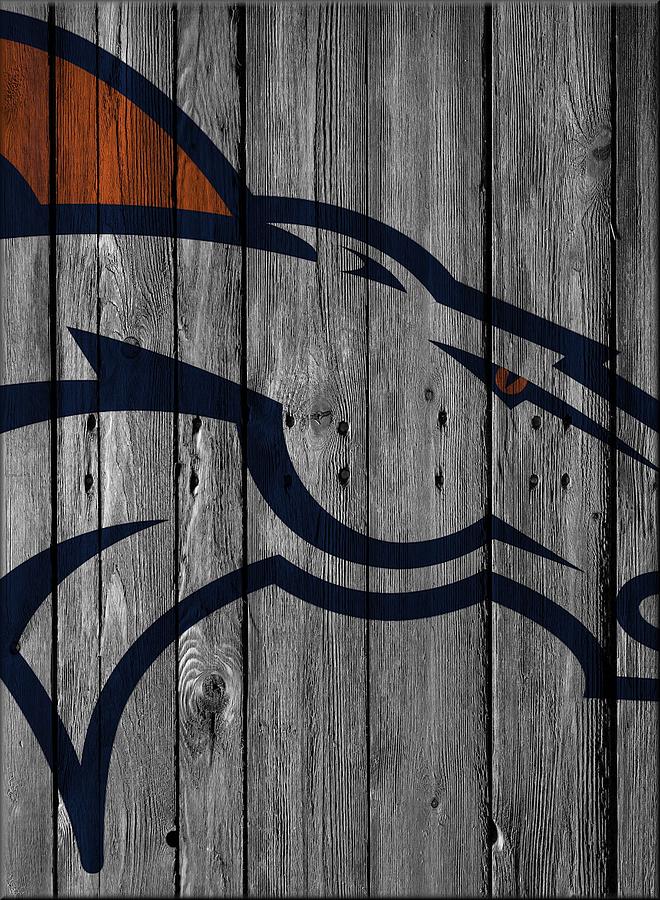Denver Broncos Photograph - Denver Broncos Wood Fence by Joe Hamilton Denver Broncos Photograph - Denver Broncos Wood Fence by Joe Hamilton
