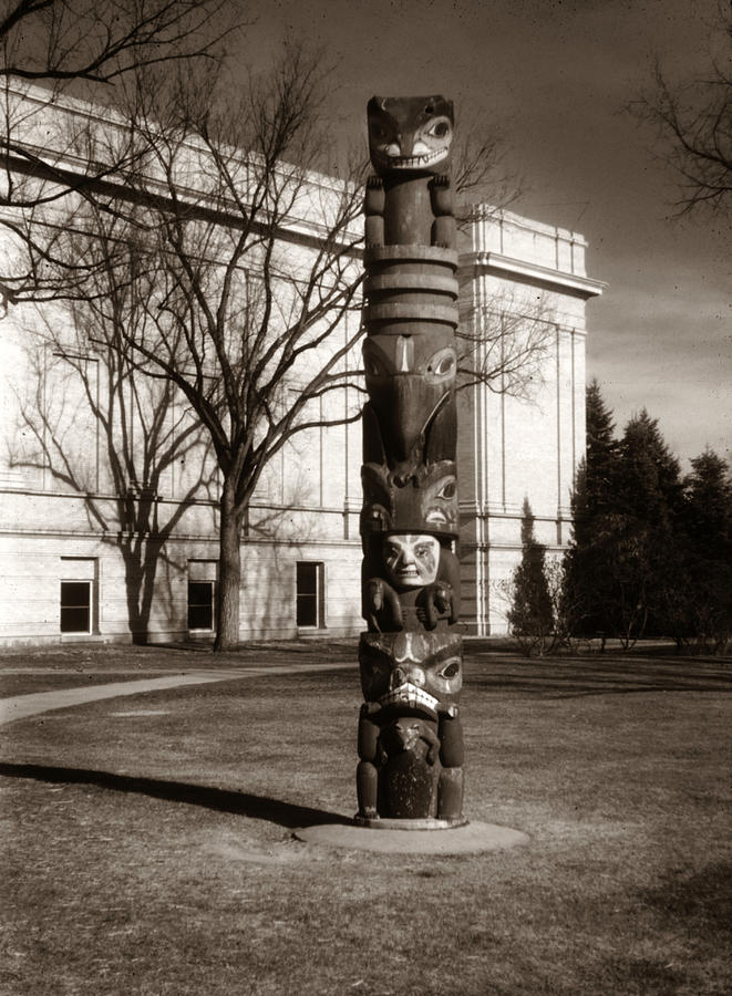 Denver City Park Totem Pole 1949 2 Photograph by Marilyn Hunt