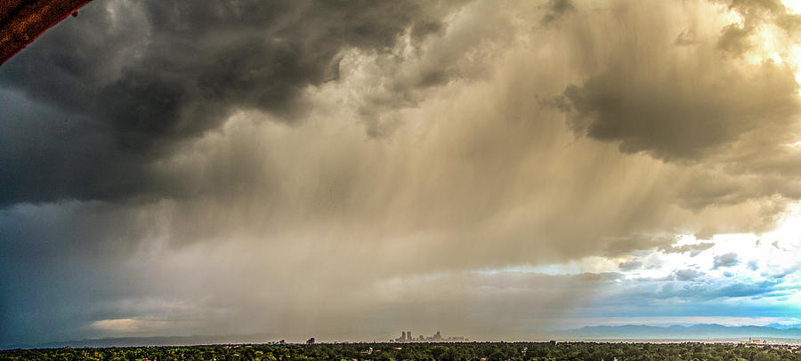 Denver Cityscape Stormscape 014 Photograph by NebraskaSC