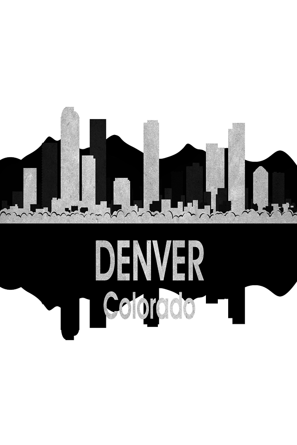 Denver CO 4 Vertical Digital Art by Angelina Tamez