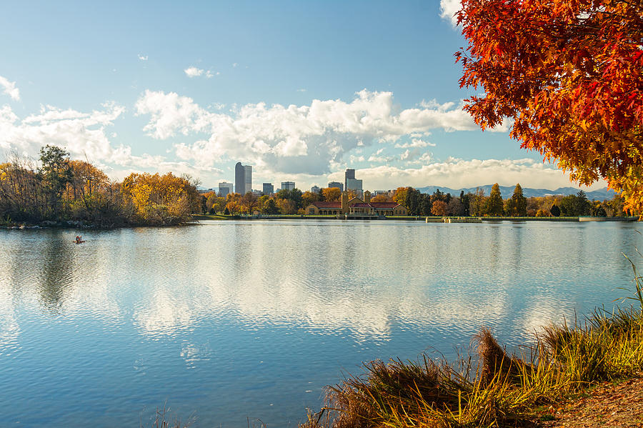 Denver Colorado City Park Autumn Season Views Photograph