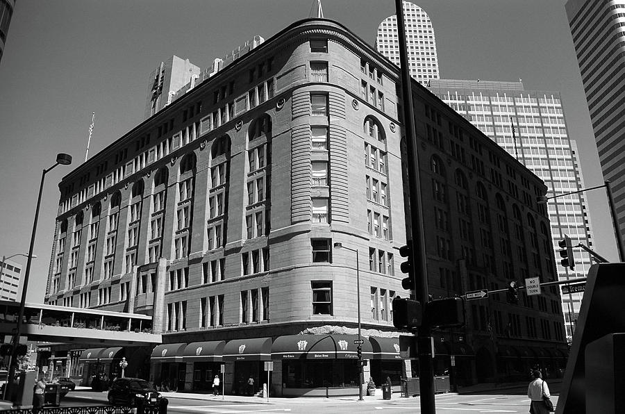 Denver Downtown BW Photograph by Frank Romeo