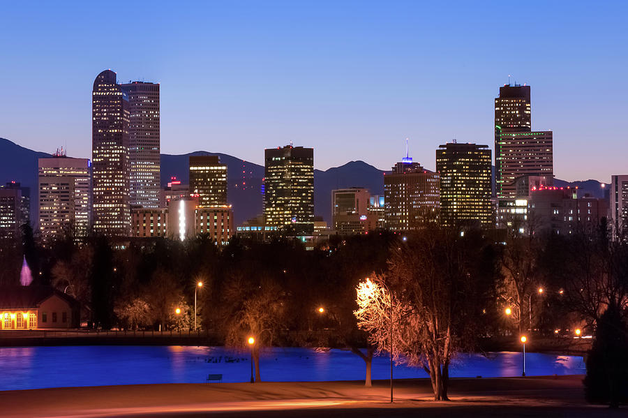 Denver Downtown Skyline - Mile High City Photograph by Gregory Ballos ...