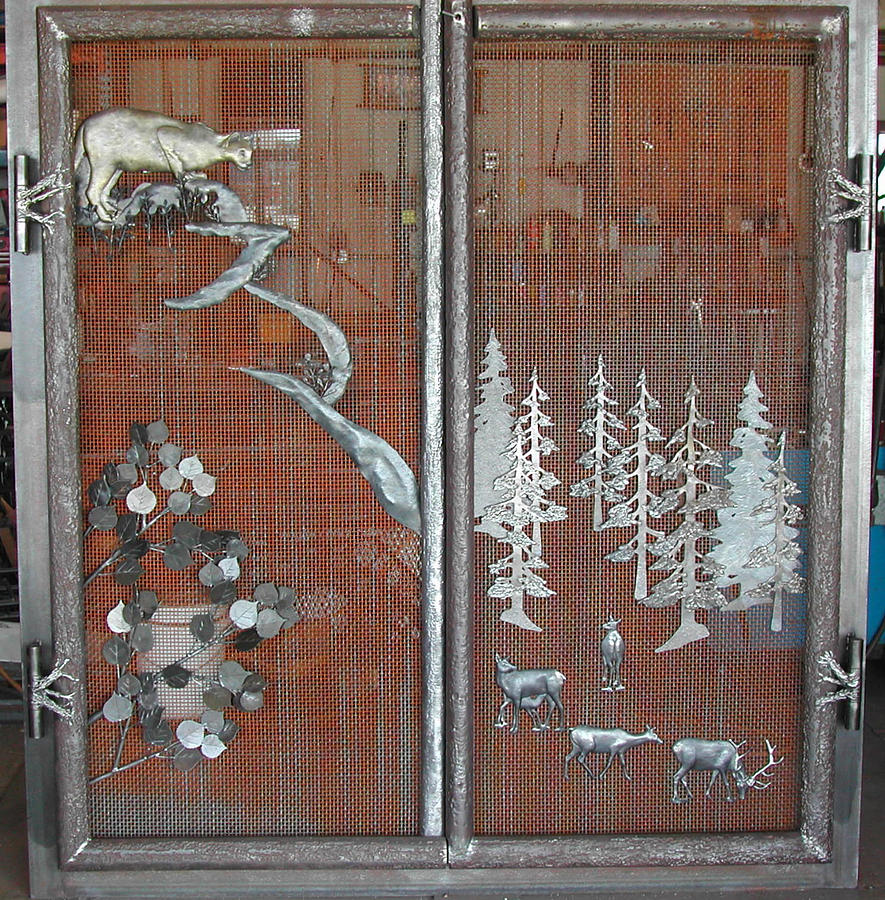 Denver Fireplace Door Sculpture by Kirk Sullens Fine Art America