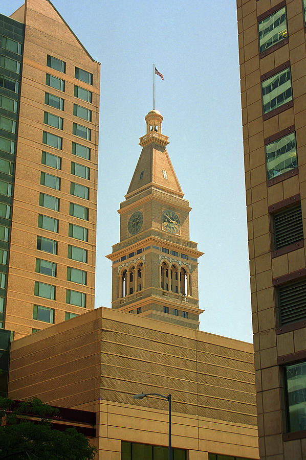 Denver - Historic D and F Clocktower 2 Photograph by Frank Romeo