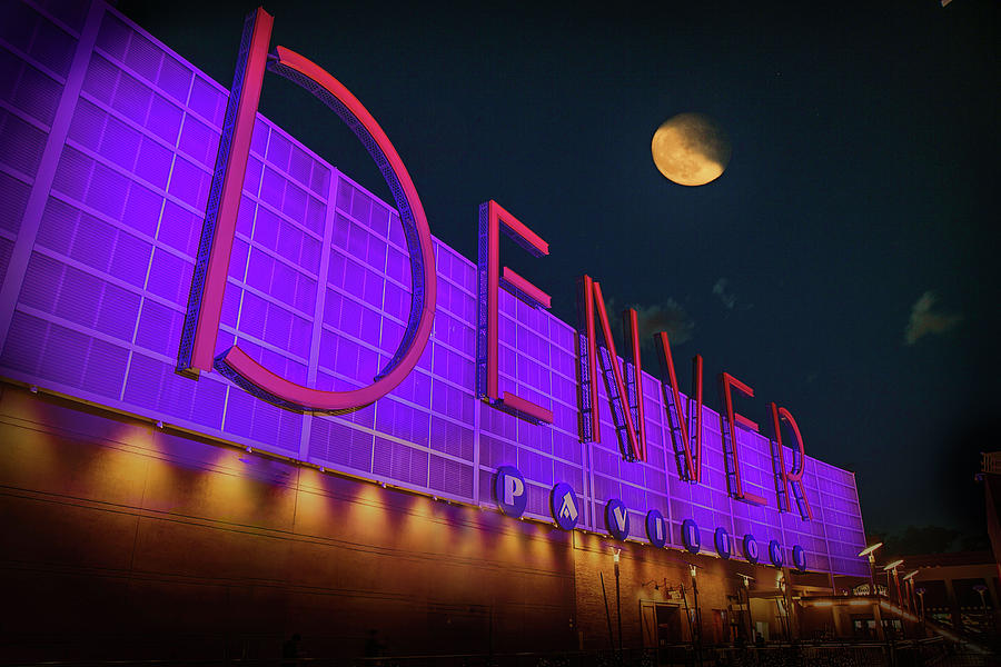 Denver Pavilion at Night Photograph by Kristal Kraft