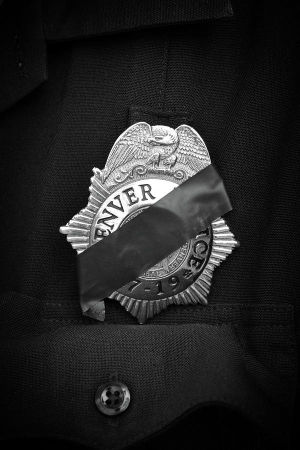 Denver Police Badge Photograph by FineArtRoyal Joshua Mimbs
