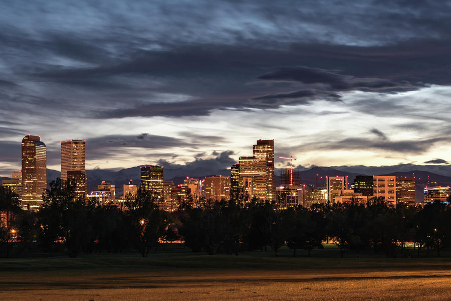 Denver Skyline Photograph by Philip Rodgers