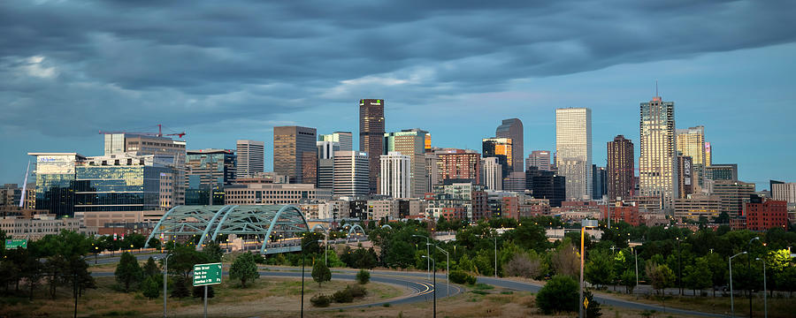 Denver Skyline Photograph by Ryan Heffron
