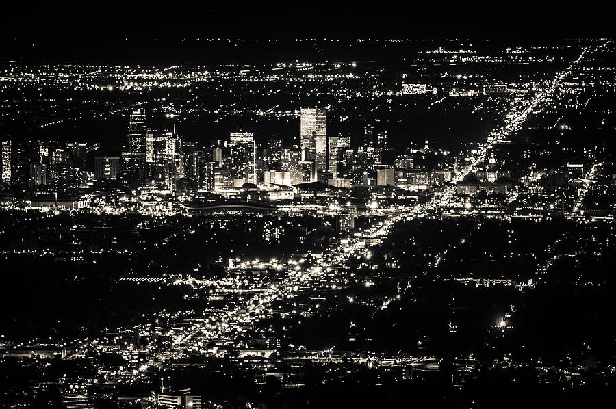 Denver skyline Photograph by Stephen Holst