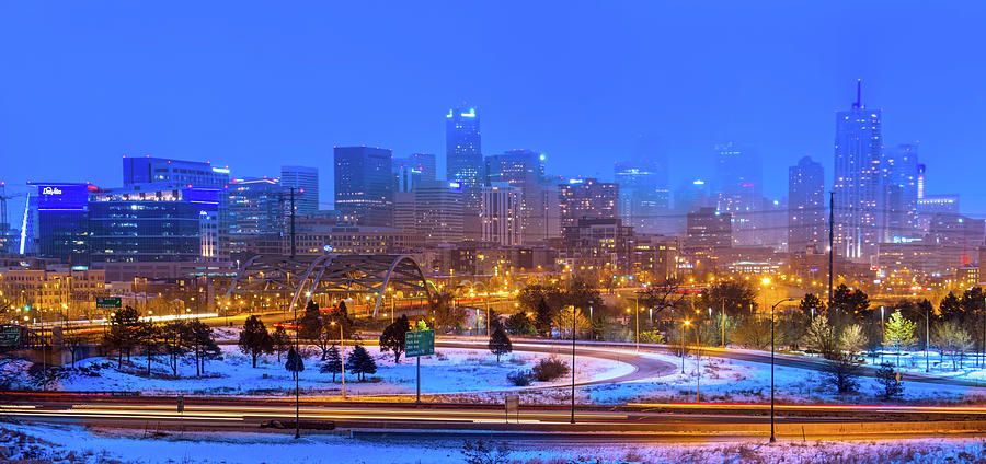 Denver Snowfall Photograph by Mark Andrew Thomas