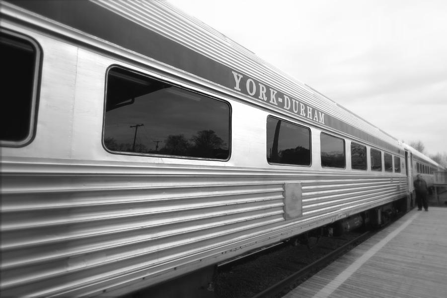 Durham Photograph - Departing Train by Valentino Visentini