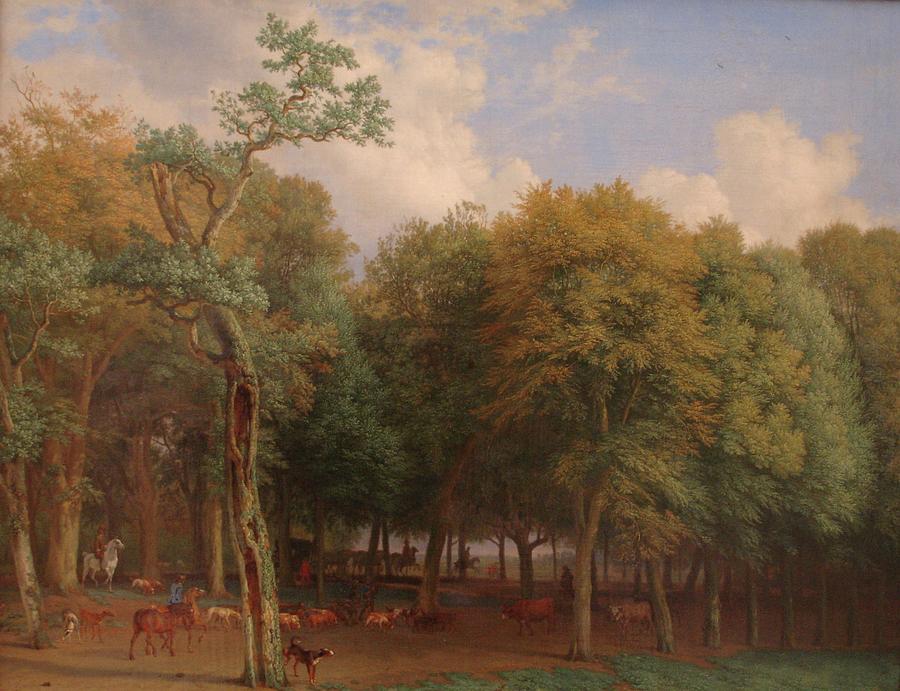 Departure to the Hunt Painting by Paulus Potter