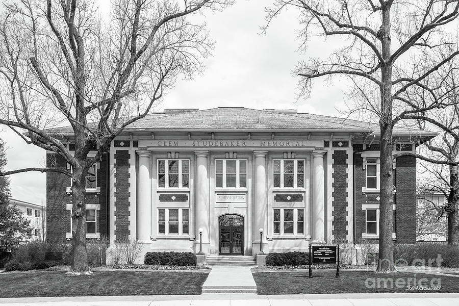 DePauw University Studebaker Administration Building Photograph by University Icons