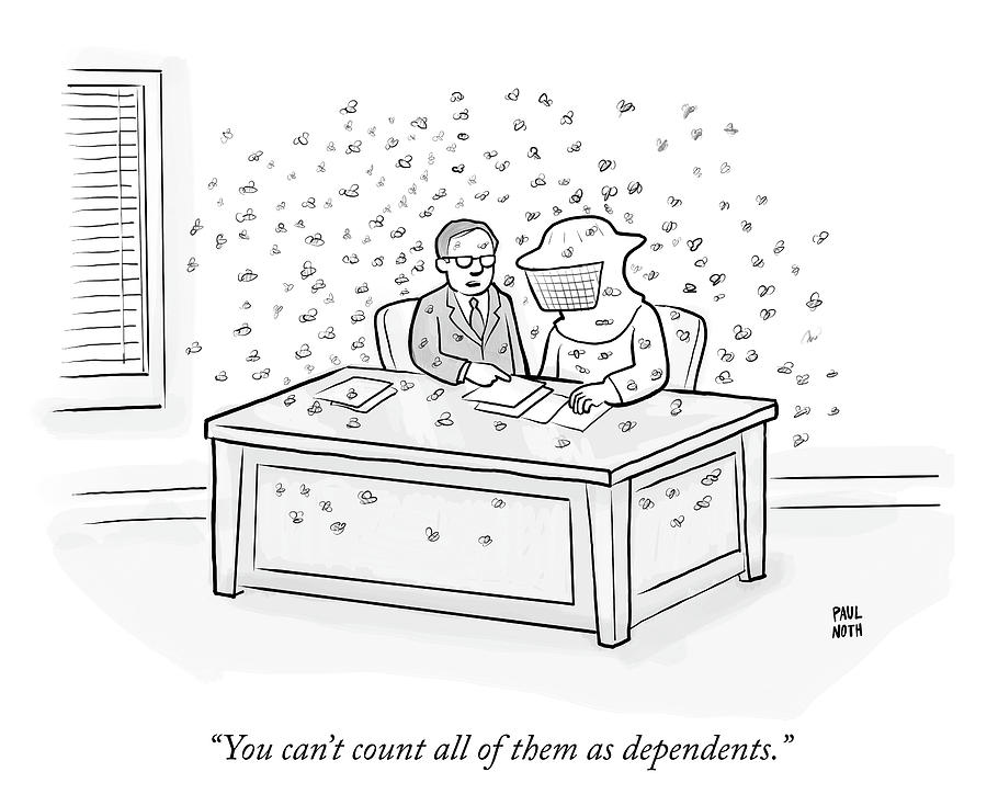 Dependents Drawing by Paul Noth