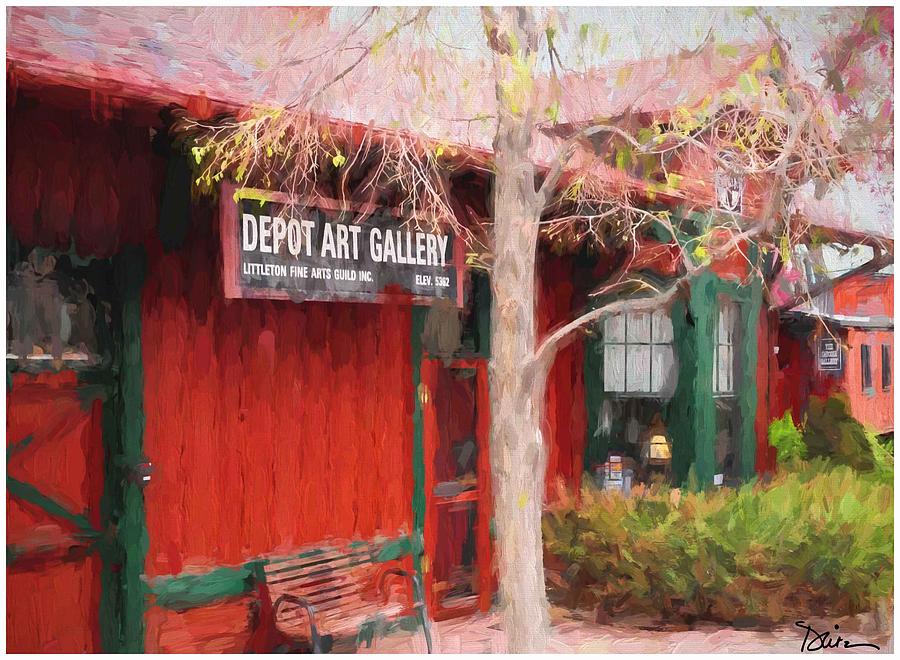 Depot Art Gallery in Littleton Colorado Photograph by Peggy Dietz