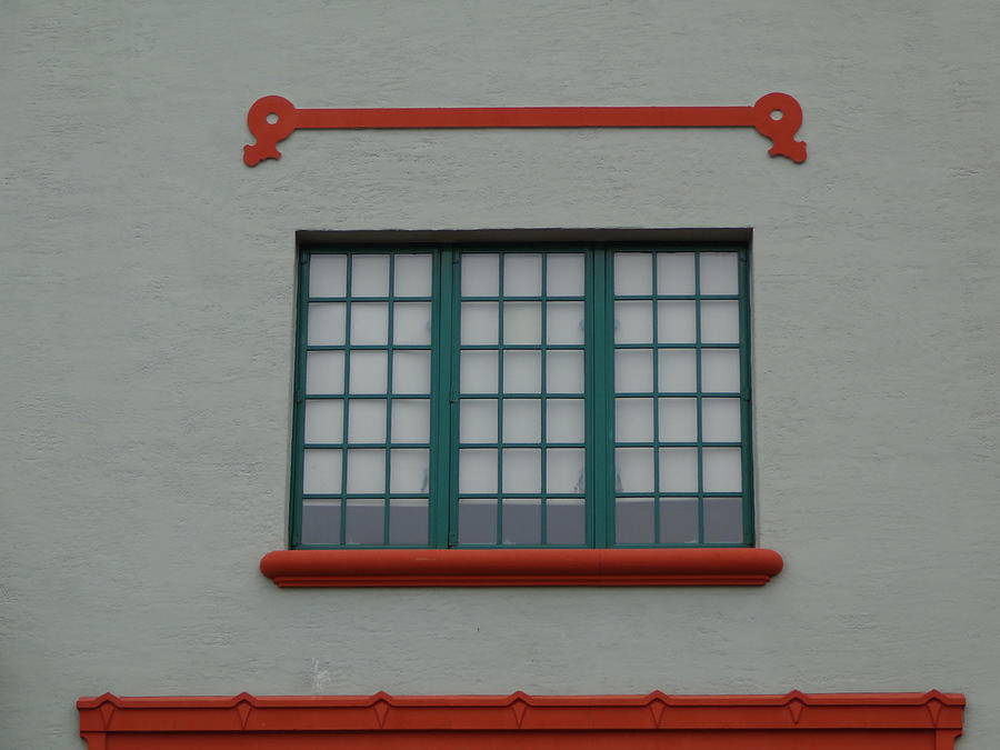 Architecture Photograph - Depot Window One by Kathy K McClellan