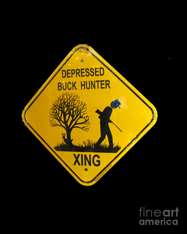 Depressed Buck Hunter Photograph by Donna Brown