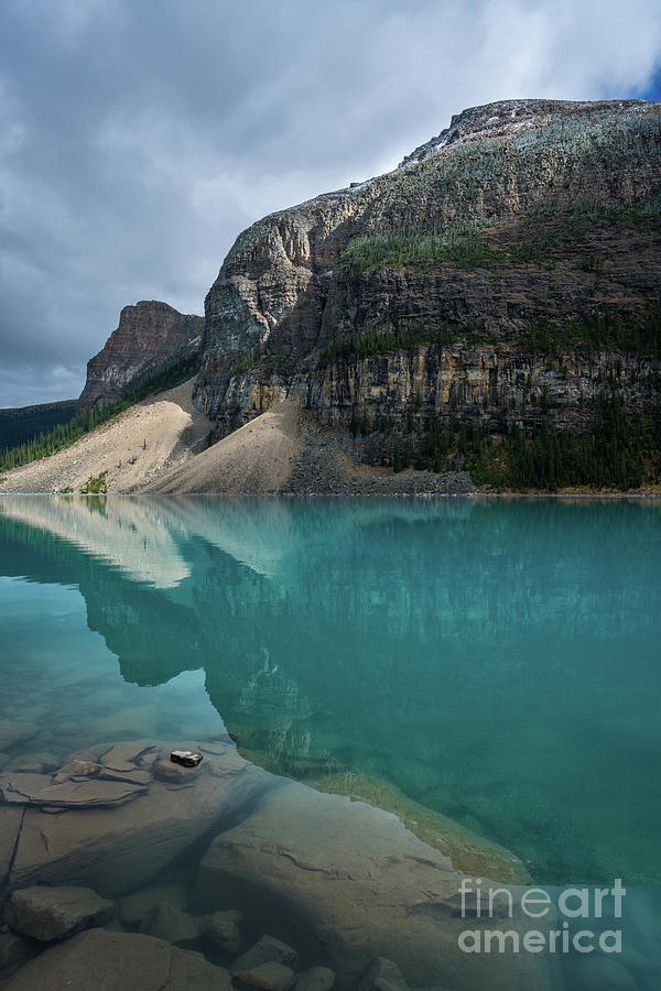 Depths of Lake Moraine Photograph by Mike Reid