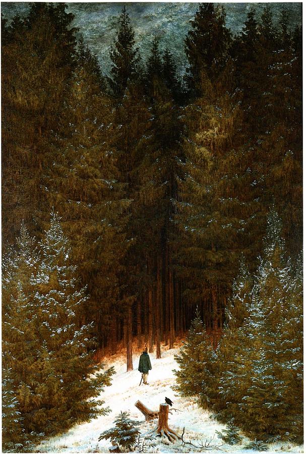 Der Chasseur im Walde 1814 by Caspar David Friedrich 1774 1840 by Caspar David Friedrich