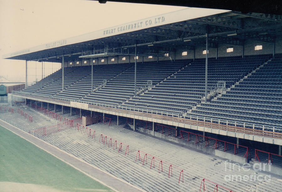 Derby County - The Baseball Ground - East Stand Leys Side 2 - 1970s Photograph by Legendary Football Grounds