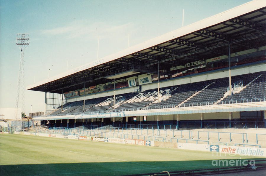 Derby County - The Baseball Ground - East Stand Leys Side 3 - August 1991 Photograph by Legendary Football Grounds