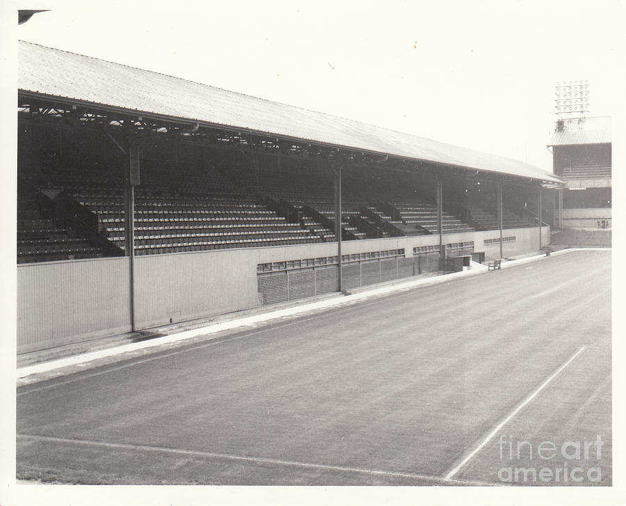 Derby County - The Baseball Ground - West Stand 1 - August 1969 Photograph by Legendary Football Grounds