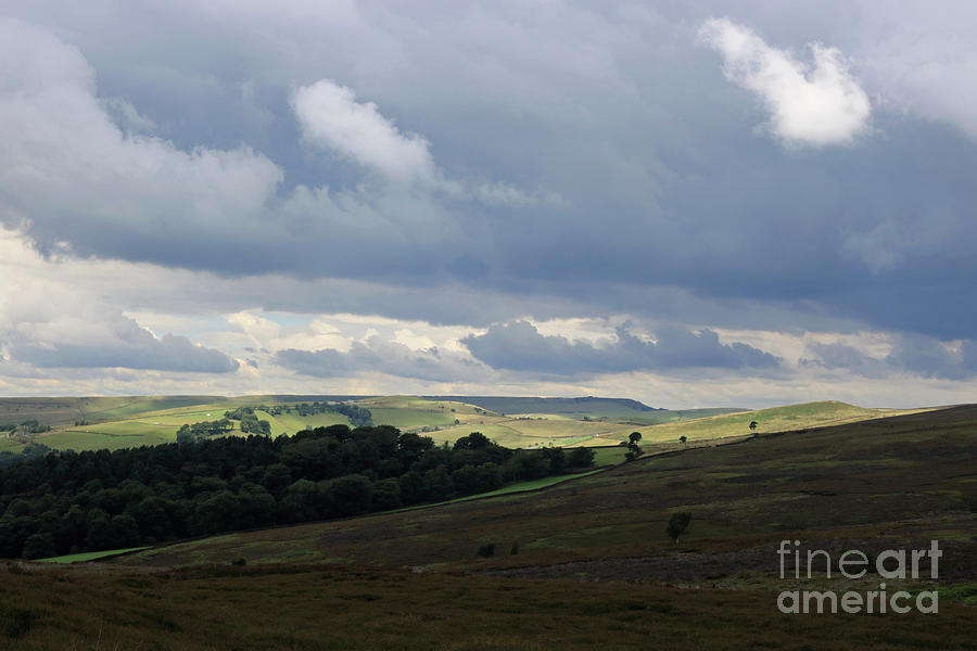 Derbyshire landscape Peak District Photograph by Julia Gavin